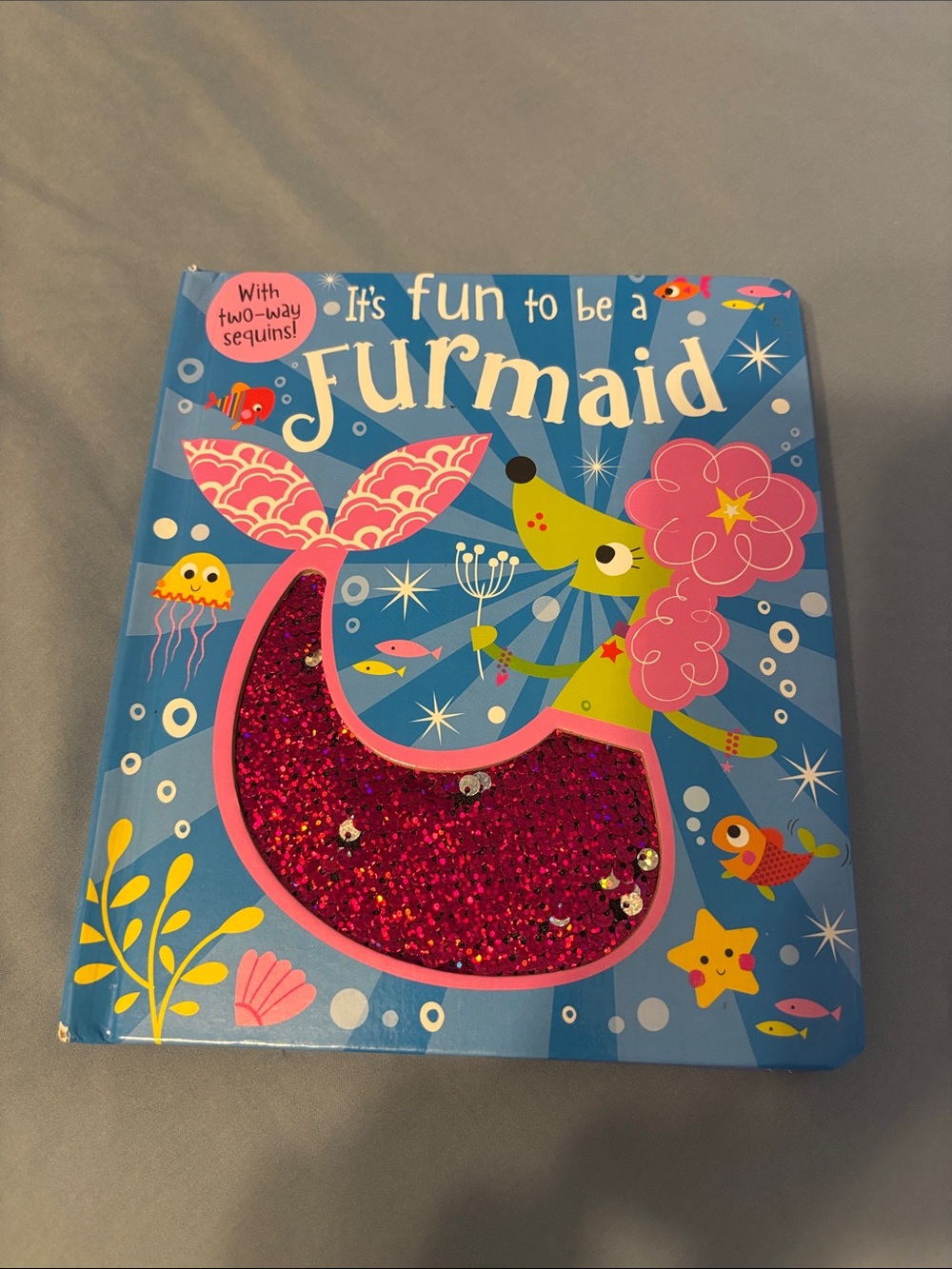 It's Fun to Be a Furmaid Sparkle Sequin Kids Book